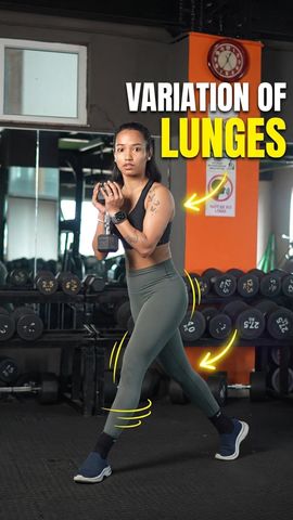 Ladies, lunges garda kun variation le kun muscle target garchha thaha chha? 🍑🦵